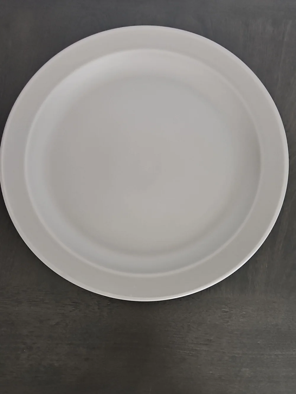 Crate&Barrel Paige Gray Stoneware 11